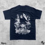 Hooded Sorcerer Crystal Ball T-Shirt, Vintage Skull Bones Candle Shirt, Retro Dark Fantasy Tee, Gothic Witchcraft Occult Horror Graphic Top - Image 6