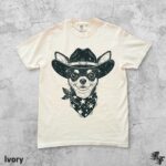 Cowboy Chihuahua Vintage Graphic T-Shirt, Retro Western Dog Tee, Funny Rodeo Pup Shirt, Country Style Pet Lover Gift, 90s Y2K Streetwear Top - Image 2