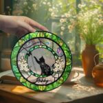 Personalized Cat Lover Gift, Custom Cat Loss Sympathy Gift, Custom Pet Memorial Suncatcher, Custom Pet Breed Suncatcher,  Cat Memorial Gift - Image 2