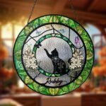 Personalized Cat Lover Gift, Custom Cat Loss Sympathy Gift, Custom Pet Memorial Suncatcher, Custom Pet Breed Suncatcher,  Cat Memorial Gift