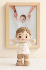 Custom Baby Doll, Custom Family Portrait From Photo, Custom Family Portrait, Personalized Gift, Baby Portrait, Nursery Gifts, Birthday Gifts - Image 2