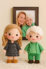 SPECIAL PRICE Look ALike Doll, Custom Crochet Doll, Portrait Girl Doll, Amigurumi Crochet People, Portrait Doll, Family Portrait Doll, - Image 5