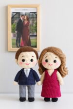 Custom Family Portraits Doll Christmas Gift Personalized Crochet Doll Handmade Custom Doll Look Alike Doll Gift For Wife Gift For Kids - Image 6