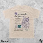 Leonardo Da Vinci Vintage 90s T-Shirt, Renaissance Art History Graphic Tee, Inventor Scientist Genius Shirt, Retro Aesthetic Unisex Top Gift - Image 4