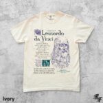 Leonardo Da Vinci Vintage 90s T-Shirt, Renaissance Art History Graphic Tee, Inventor Scientist Genius Shirt, Retro Aesthetic Unisex Top Gift - Image 2