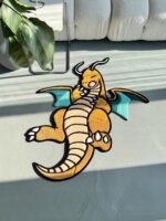 Handmade Tufted Dragon Rug: Cartoon Character Mat - Image 3