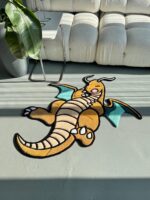 Handmade Tufted Dragon Rug: Cartoon Character Mat - Image 4