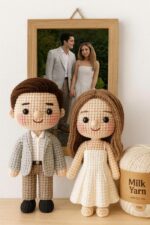 Custom Family Portraits Doll Christmas Gift Personalized Crochet Doll Handmade Custom Doll Look Alike Doll Gift For Wife Gift For Kids - Image 2