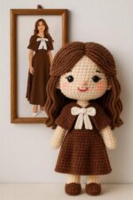 Custom Family Portraits Doll Christmas Gift Personalized Crochet Doll Handmade Custom Doll Look Alike Doll Gift For Wife Gift For Kids - Image 4