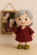 Custom Family Portraits Doll Christmas Gift Personalized Crochet Doll Handmade Custom Doll Look Alike Doll Gift For Wife Gift For Kids - Image 8