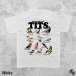 Tit Birds Vintage 90s T-Shirt, Funny Retro Y2K Birdwatching Graphic Tee, Animal Lover Nature Humor Shirt, Wildlife Meme Gift Unisex Top - Image 4