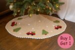 Crochet Christmas Tree Skirt Pattern PDF, Beginner-Friendly Amigurumi Tutorial, DIY Holiday Home Decor, Gift for Her