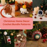 Bundle 7 in 1 Crochet Christmas Tree Decor Pattern PDF, Beginner-Friendly Amigurumi Tutorial, DIY Holiday Home Decor, Gift for Her