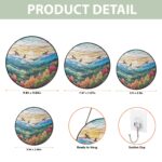 Blue Ridge Mountains Glass Suncatcher, Mountain Glass Art, Blue Ridge Mountains Glass Art, Window Hangings, Nature Lover Gift, Traveler Gift - Image 6