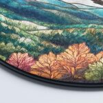 Blue Ridge Mountains Glass Suncatcher, Mountain Glass Art, Blue Ridge Mountains Glass Art, Window Hangings, Nature Lover Gift, Traveler Gift - Image 4