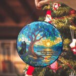 Anniversary Willow Stained Glass Suncatcher, Willow Tree 9 Year Anniversary Gift, Wedding Anniversary Gift For Her, Unique Gift for Couples