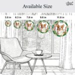 Pet Suncatcher Custom Birth flower suncatcher Portrait from photo Pet memorial gift keepsake gift Custom Stained glass Christmas Ornament - Image 18