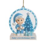 Personalized Baby’s First Christmas Ornament – Custom Acrylic Keepsake, Newborn Christmas Gift for Boys & Girls - Image 6