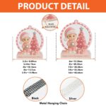 Baby’s First Christmas Ornament, Moon Acrylic Keepsake, Personalized Newborn Gift, Baby Shower Gift, Baby First Christmas Keepsake - Image 6