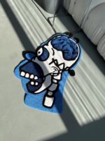 3D Tufted Homer Skeleton Rug: Cartoon Lover Gift - Image 12