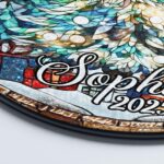 Stained Glass Suncatcher Effect Christmas Tree Ornament, Custom Ornament, Personalized Christmas Decoration, Holiday Gift Idea - Image 5