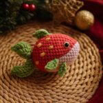 Crochet Strawberry Fish Pattern, Easy Beginner Amigurumi Friendly Animal Plush DIY Tutorial, Thanksgiving Decor Gift, DIY Home Decor