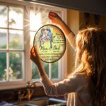 Cardinal Memorial Ornament,Custom Cardinal Christmas Ornament,Red Cardinal Ornament,Sympathy Gift Loss of Father Mother,Remembrance Ornament - Image 4