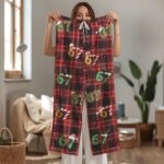 67 Christmas Pajama Outfit, Six Seven Meme Sleep Pants, Funny Holiday Loungewear, Family Festive Nightwear Set - Image 9