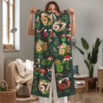 67 Christmas Pajama Outfit, Six Seven Meme Sleep Pants, Funny Holiday Loungewear, Family Festive Nightwear Set - Image 9