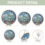 Stained Glass Suncatcher Effect Christmas Tree Ornament, Custom Ornament, Personalized Christmas Decoration, Holiday Gift Idea - Image 6