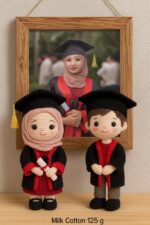 Custom Graduation Crochet Doll Handmade Graduate Doll Look Alike Doll Darlings Doll Anniversary Gift College Graduation Gift Customized Gift - Image 5