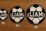 Personalized Soccer Rug,Custom Initial Rug  with name,Football Lover Player Fans Gift,2026 World Cup Gift for Soccer Players - Image 7