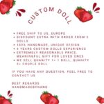 Look Alike Doll Wedding Gift For Couple Valetines Day Gift For Him Gift For Boyfriend Custom Portrait Doll Custom Portrait Doll - Image 4