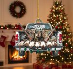 Personalized Hunting Ornament 2025, Custom Hunter Name Christmas Ornament, Duck Hunting Christmas Gift, Gift for Hunter, Gift for Dad