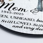 Cardinal Memorial Ornament,Custom Cardinal Christmas Ornament,Red Cardinal Ornament,Sympathy Gift Loss of Father Mother,Remembrance Ornament - Image 5