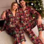 67 Christmas Pajama Outfit, Six Seven Meme Sleep Pants, Funny Holiday Loungewear, Family Festive Nightwear Set - Image 6