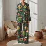 67 Christmas Pajama Outfit, Six Seven Meme Sleep Pants, Funny Holiday Loungewear, Family Festive Nightwear Set - Image 8