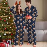 Custom Pet Photo Pajamas, Personalized Pet Sleepwear, Matching Family Outfit, Cute Pet Lover Gift, Custom Pajama Pants Set