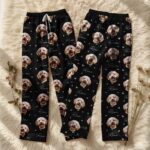 Custom Pet Photo Pajamas, Personalized Pet Sleepwear, Matching Family Outfit, Cute Pet Lover Gift, Custom Pajama Pants Set - Image 10