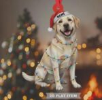 Personalized Labrador Retriever Christmas Ornament, Flat 2D Ornament, Dog Lover Gift, Christmas Ornament, Holiday Pet Gift - Image 4