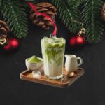 Custom Name Matcha Latte Christmas Ornament 2D Flat Acrylic, Personalized Drink Lover Gift, Bubble Tea Boba Holiday Decor - Image 4