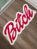 Custom Bitch Rug With Name, Funny Personalized Rug For Dorm Room Decor, Sassy Aesthetic Area Rug Gag Gift For Her, Bold Bedroom Floor Mat - Image 12