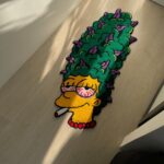 Marge Tufted Rug: Cartoon Inspired Handmade Carpet - Image 7