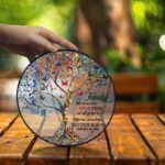 Family Tree Ornament, Family Roots Quote, Inspirational Family Gift, Decorative Family Keepsake, Elegant Family Decor - Image 3