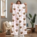 Custom Pet Photo Pajamas, Personalized Pet Sleepwear, Matching Family Outfit, Cute Pet Lover Gift, Custom Pajama Pants Set - Image 9