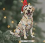 Personalized Labrador Retriever Christmas Ornament, Flat 2D Ornament, Dog Lover Gift, Christmas Ornament, Holiday Pet Gift - Image 2