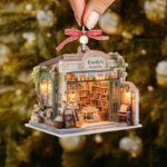 Personalized Pickleball Christmas Ornament, Santa Hat Acrylic Xmas, Pickleball Lover, 2D Flat Ornament - Image 6