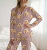 Custom Pet Photo Pajamas, Personalized Pet Sleepwear, Matching Family Outfit, Cute Pet Lover Gift, Custom Pajama Pants Set - Image 7