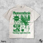 Photosynthesis Vintage T-Shirt, Retro Botanical 90s Y2K Science Graphic Tee, Plant Biology Wildflower Garden Shirt, Eco Nature Lover Gift