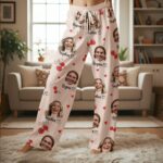 Custom Face Pajamas Long and Short Set, Funny Couple PJs with Photo, Personalized Pajamas Pants, Matching PJs Family & Couple Gift - Image 5
